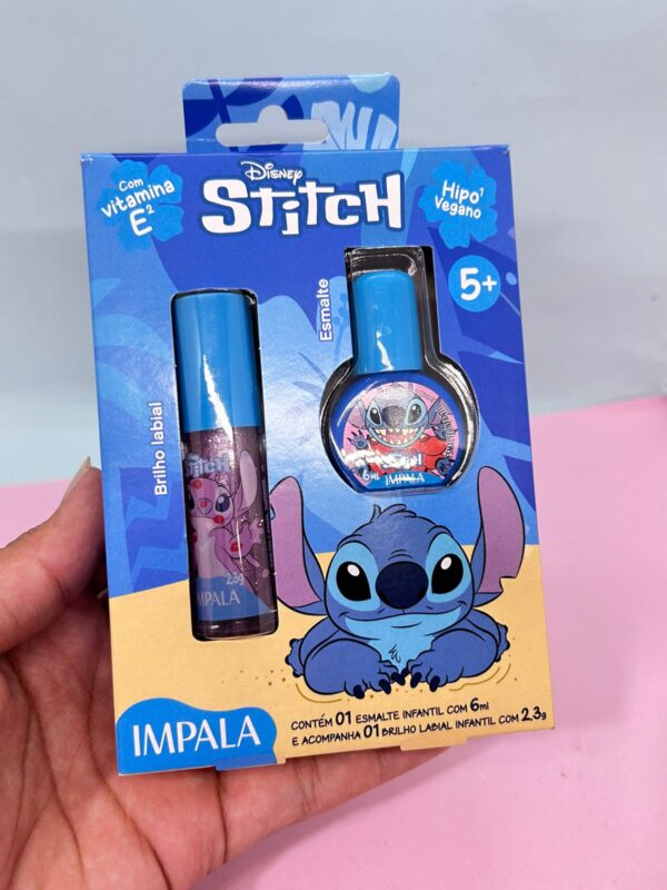 2868 KIT STITCH ESMALTE + BRILHO LABIAL