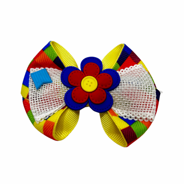 2872 BICO DE PATO DUPLO LAÇO APLIQUE JUNINO M - Imagem 6