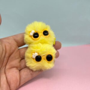 3002 BICO DE PATO PAR PELÚCIA FOFO BABY