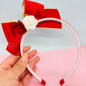 3023 TIARA LAÇO PONTAS FLORZINHAS NATAL