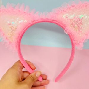 3088 TIARA ORELHAS FRU FRU PISCA-PISCA CARNAVAL